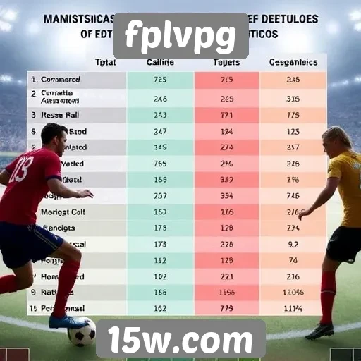 Estatísticas de desempenho dos jogadores no fplvpg